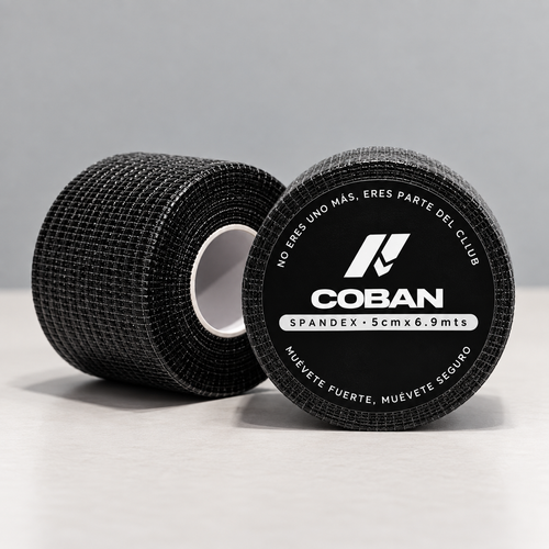 Coban Light Autoadherente - NEGRO (5cm x 6.9mt)